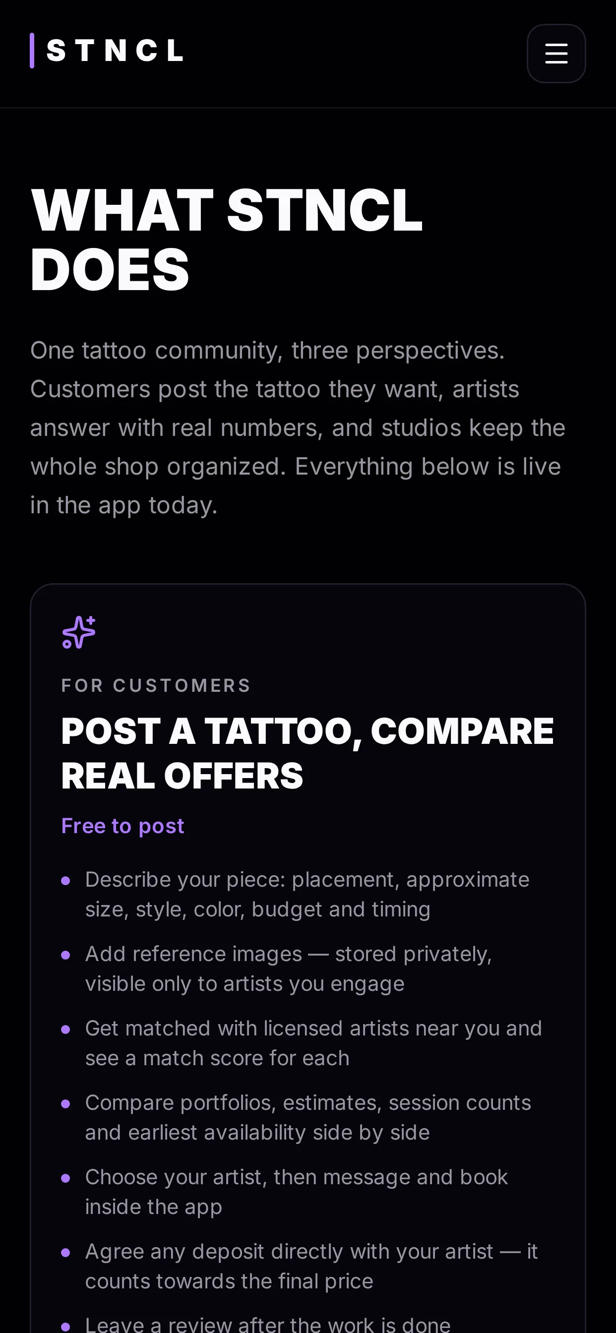 STNCL — How STNCL works (product preview)